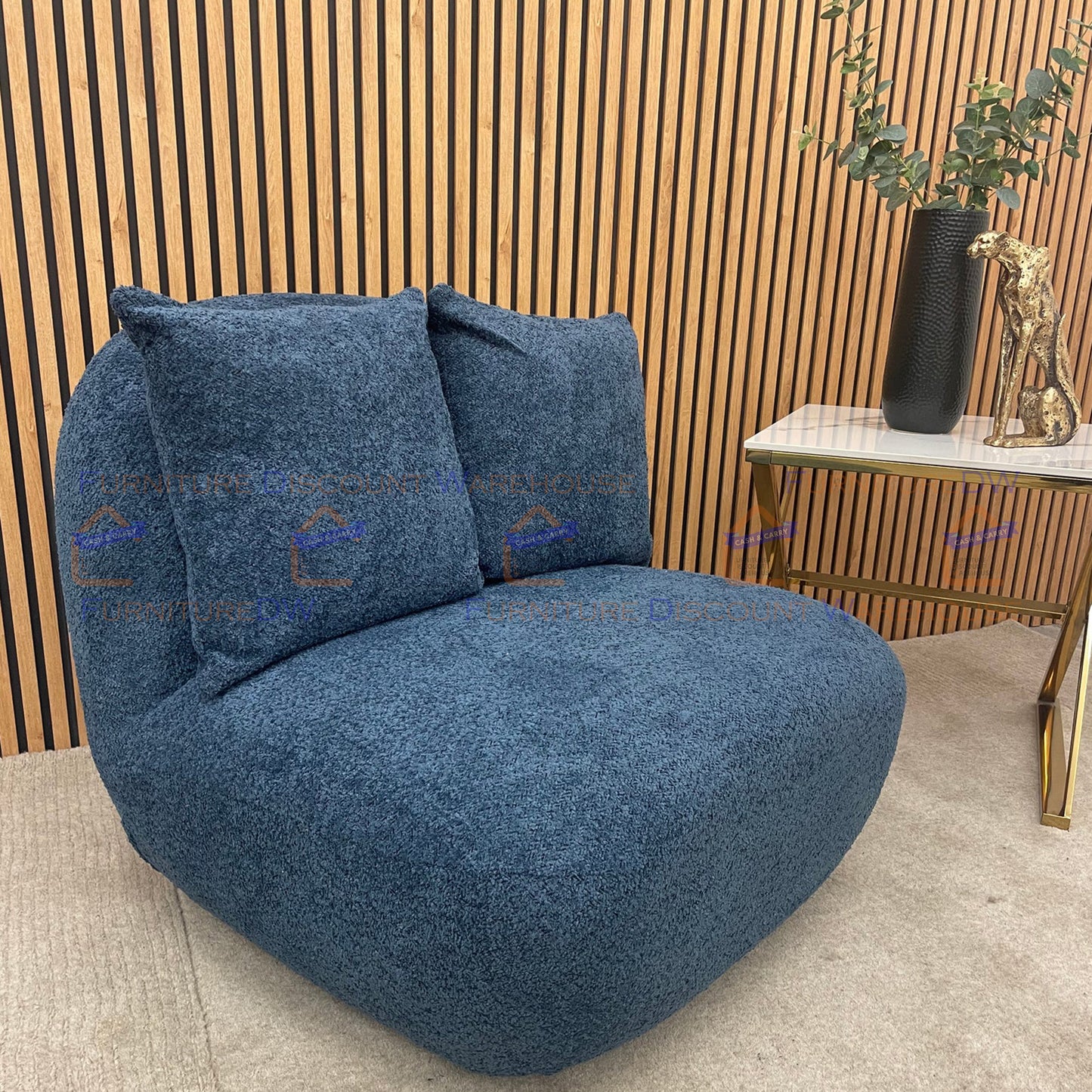 Miami Accent Swivel Chair - Blue | Red | Green