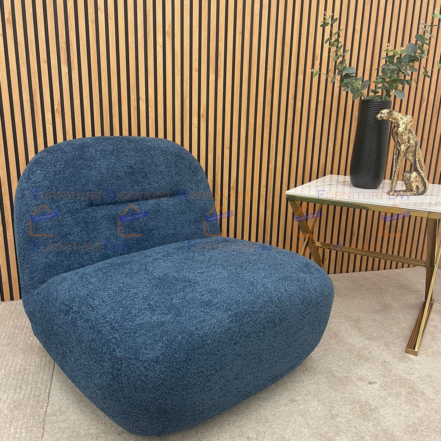 Miami Accent Swivel Chair - Blue | Red | Green