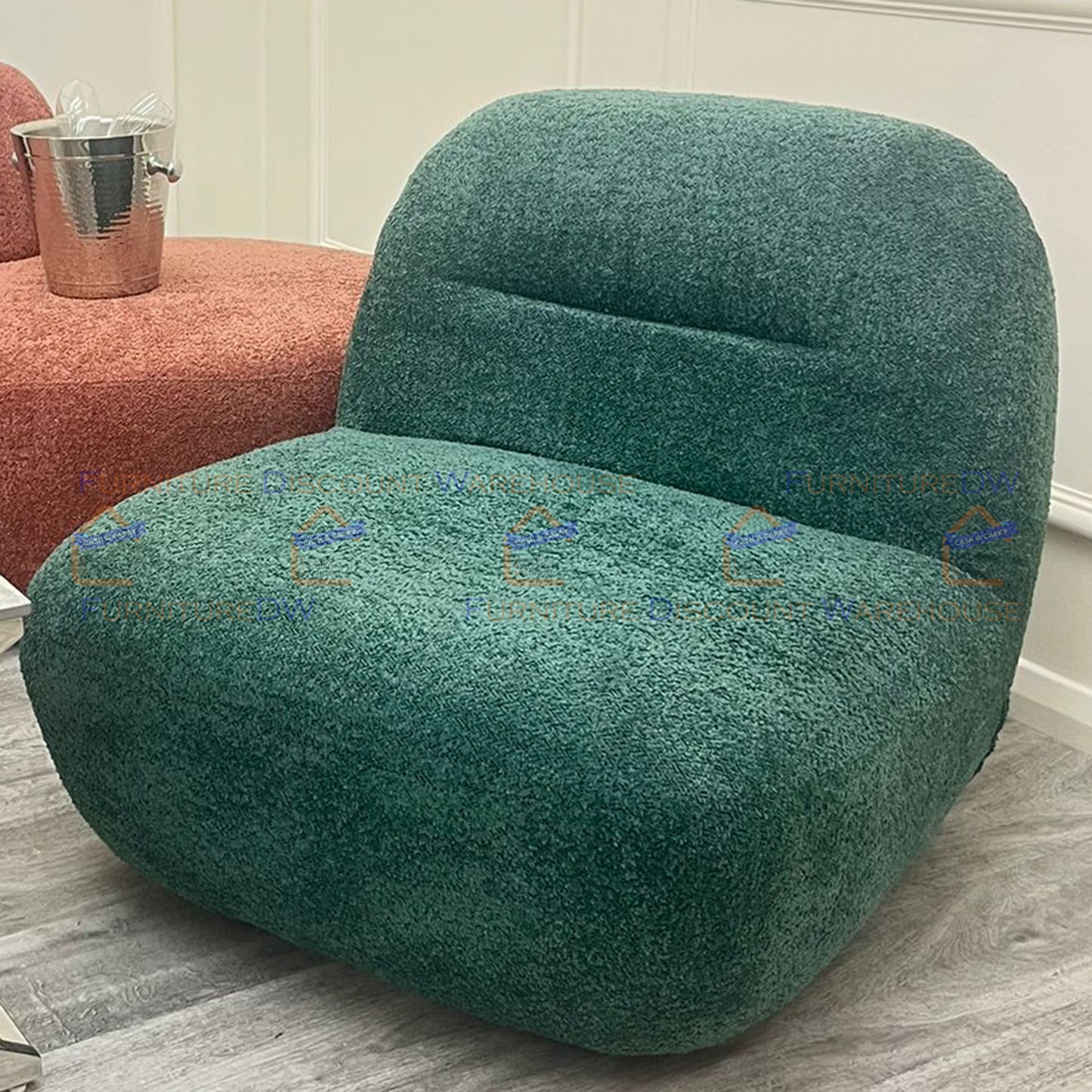 Miami Accent Swivel Chair - Blue | Red | Green