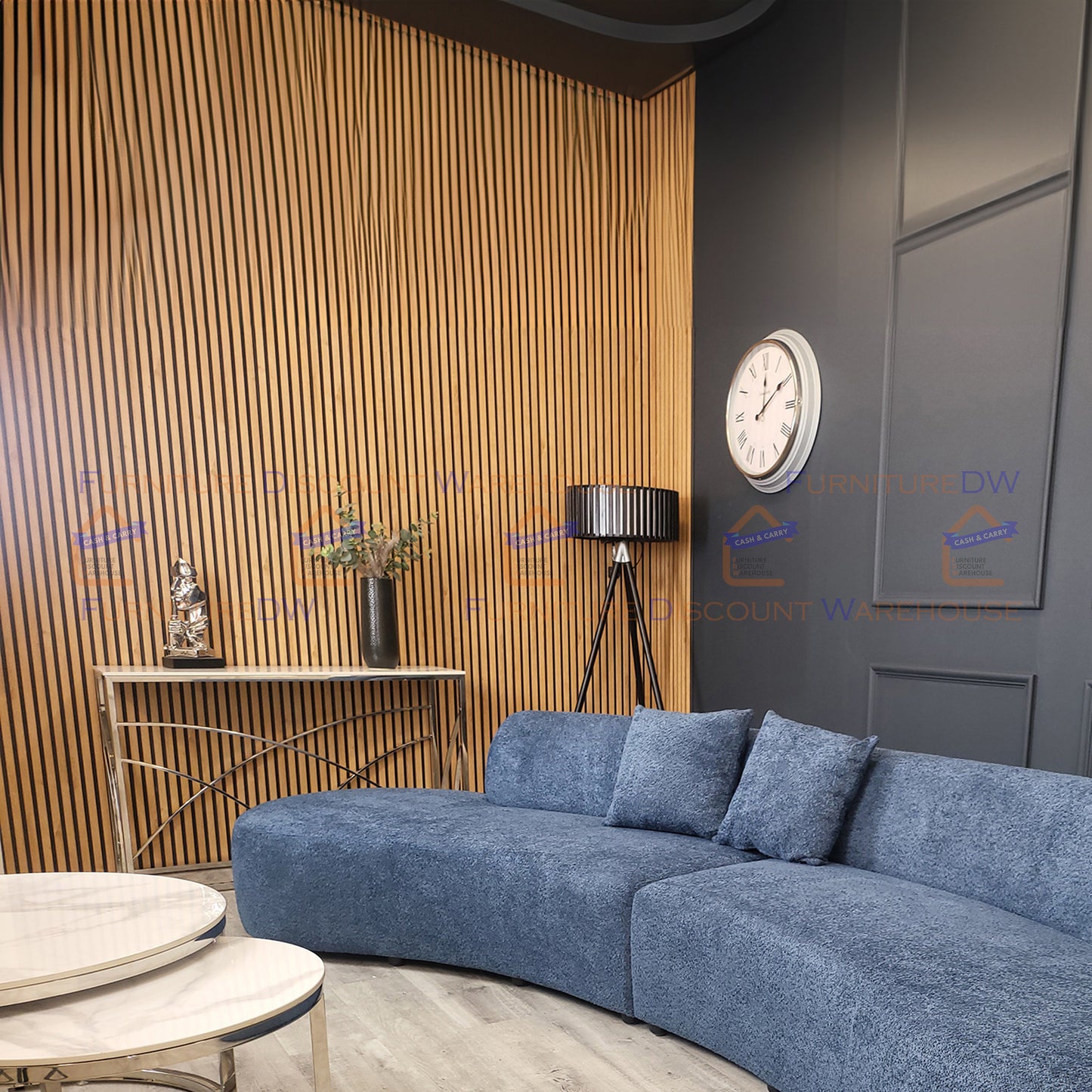 Wood Effect Veneer Wall Panels - 5 Colours | Light Oak / Dark Oak / Grey / Gold / Silver