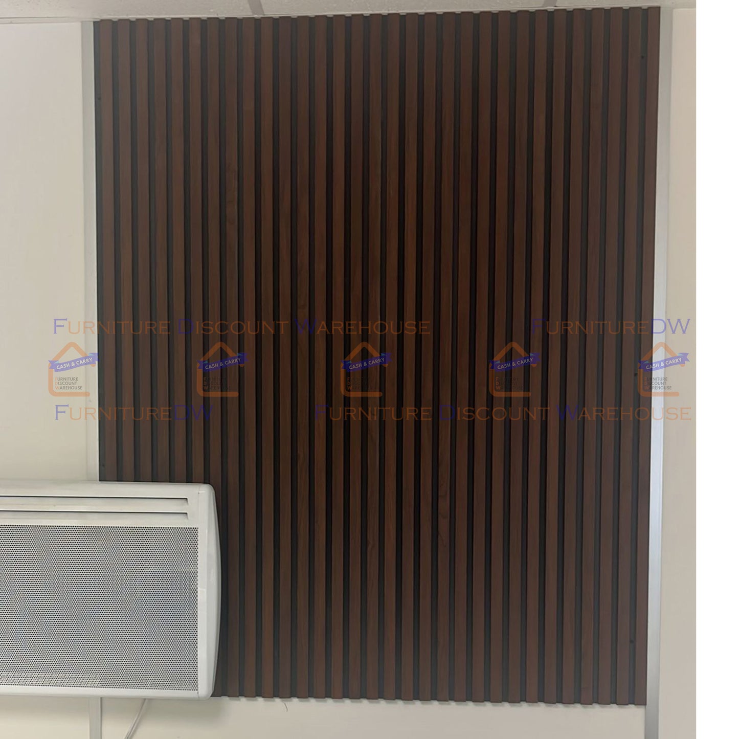 Wood Effect Veneer Wall Panels - 5 Colours | Light Oak / Dark Oak / Grey / Gold / Silver
