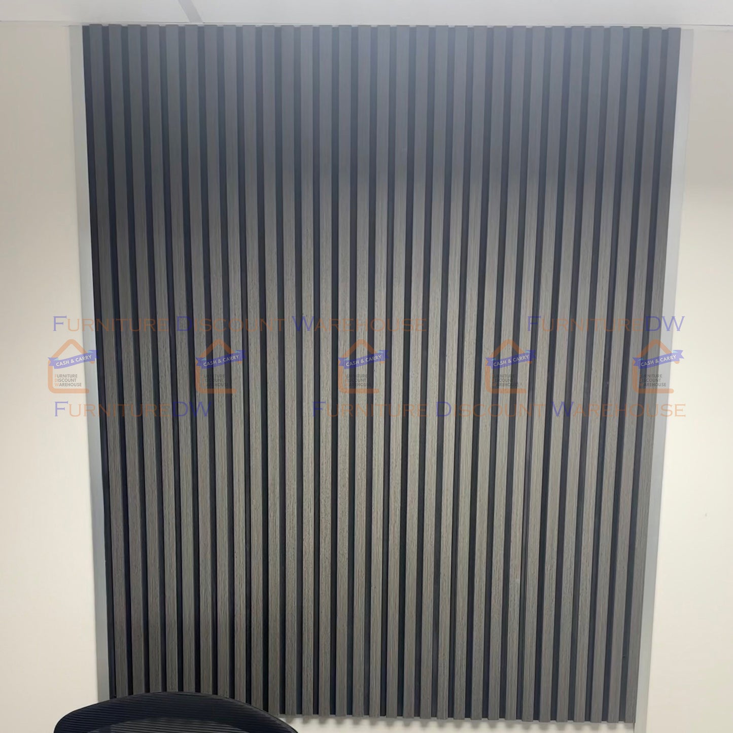 Wood Effect Veneer Wall Panels - 5 Colours | Light Oak / Dark Oak / Grey / Gold / Silver