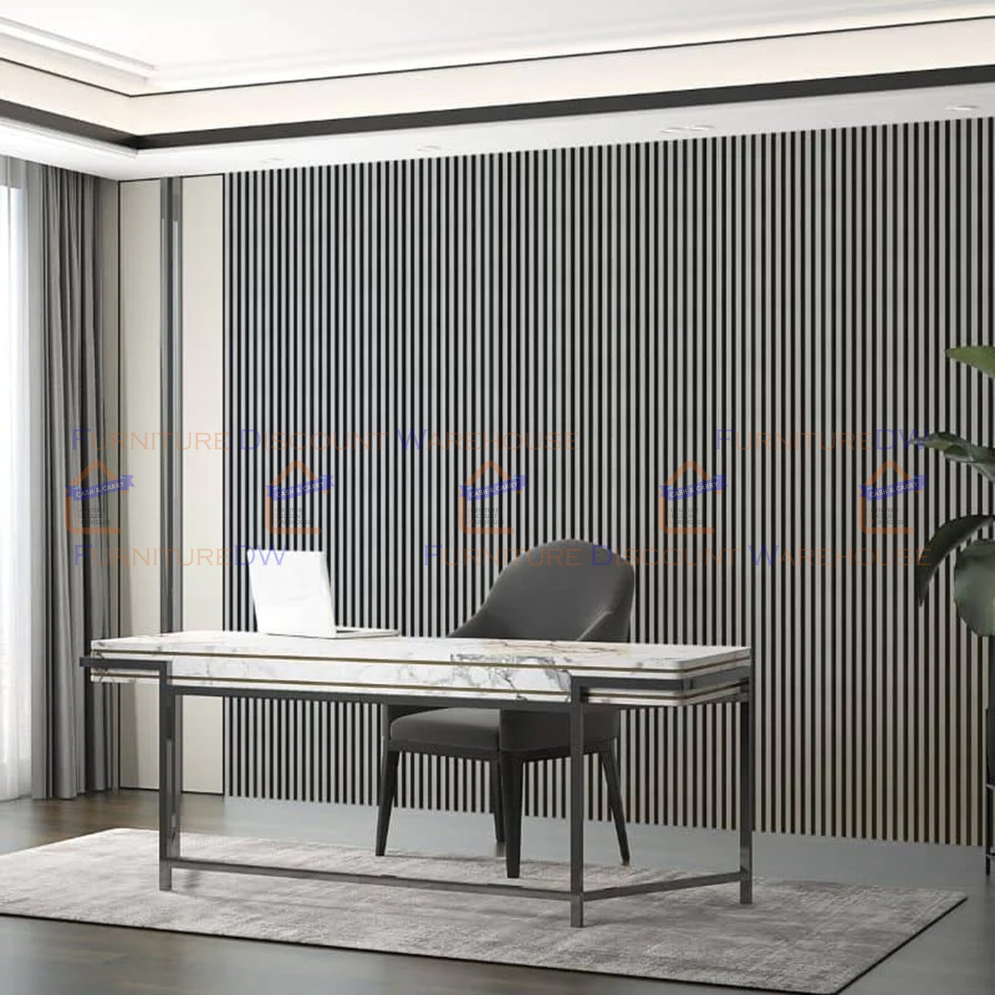 Wood Effect Veneer Wall Panels - 5 Colours | Light Oak / Dark Oak / Grey / Gold / Silver