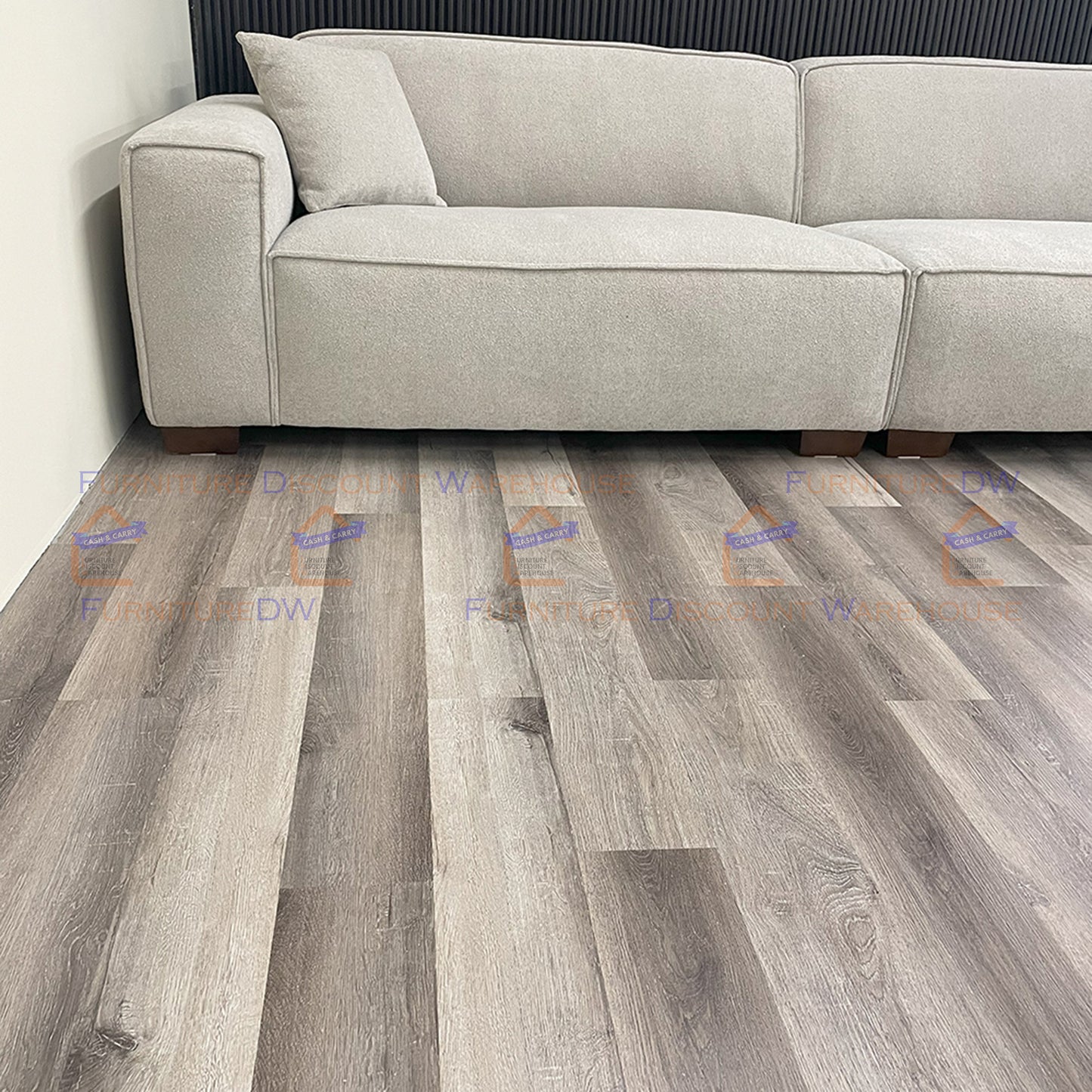LVT Floor Planks Tiles Self Adhesive Vinyl Flooring - 4 Colours | 7pcs (1m²) / 36pcs (5m²)