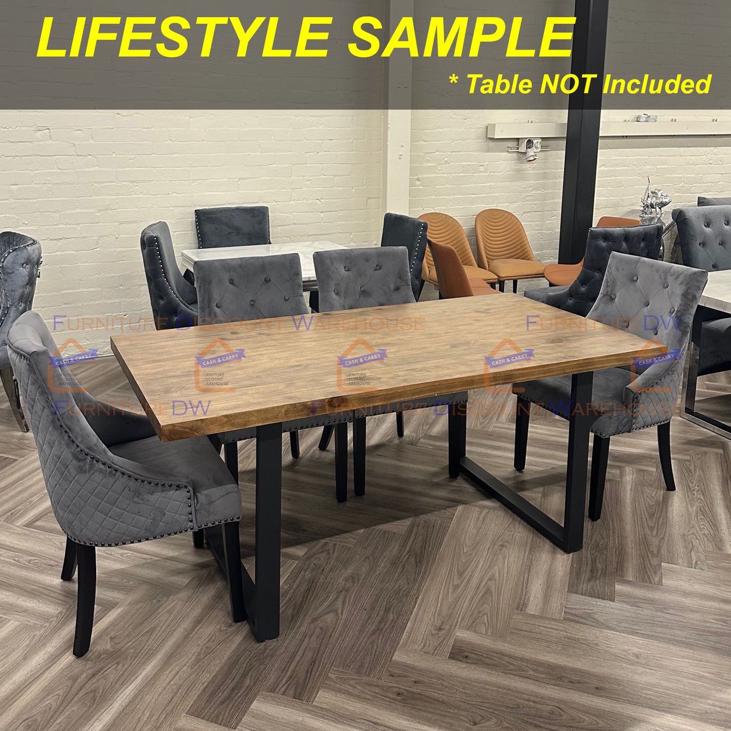 Bentley Velvet Dining Chair | Black Wooden Legs with Ring Knocker & Quilted Back - Light Grey | Dark Grey