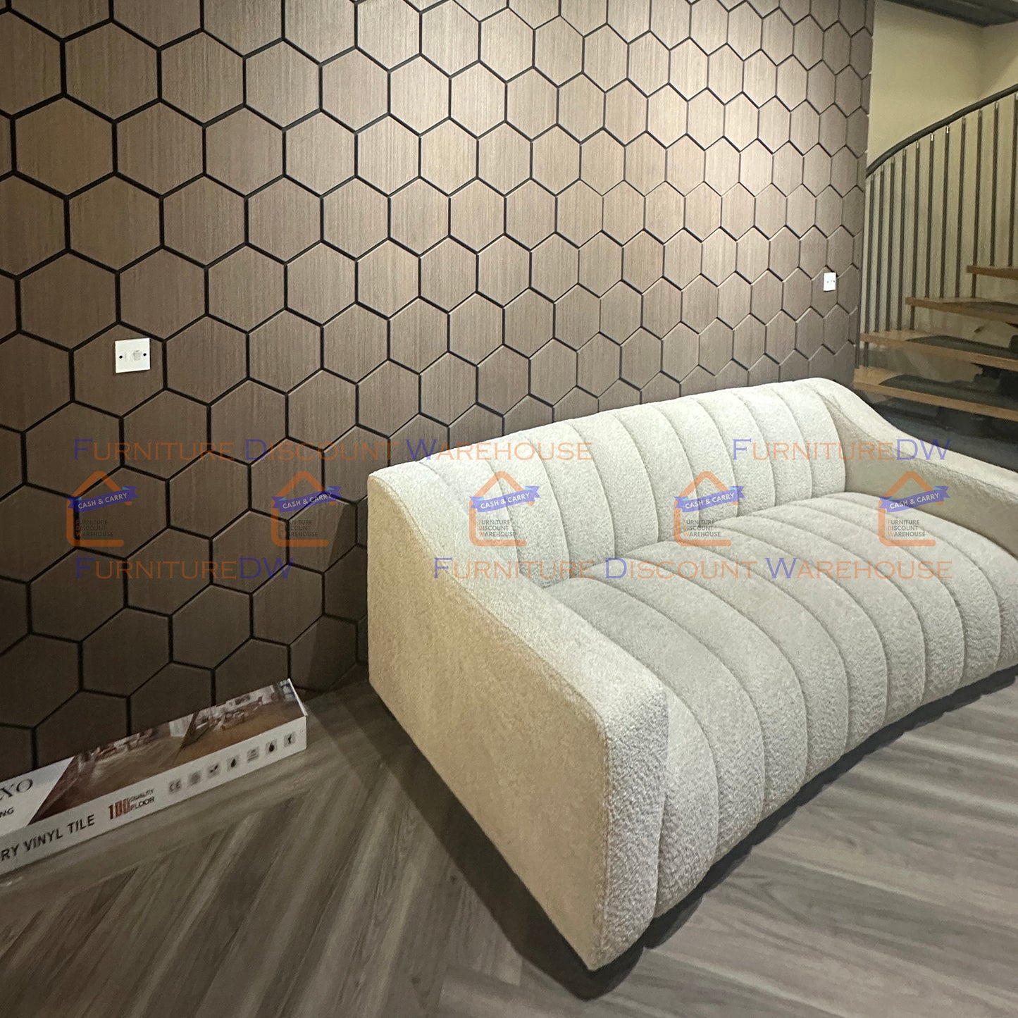 Hexagon Wood Acoustic MDF Wall Panels - 4 Colours | Natural Oak / Walnut / Ash Grey / Charcoal Black