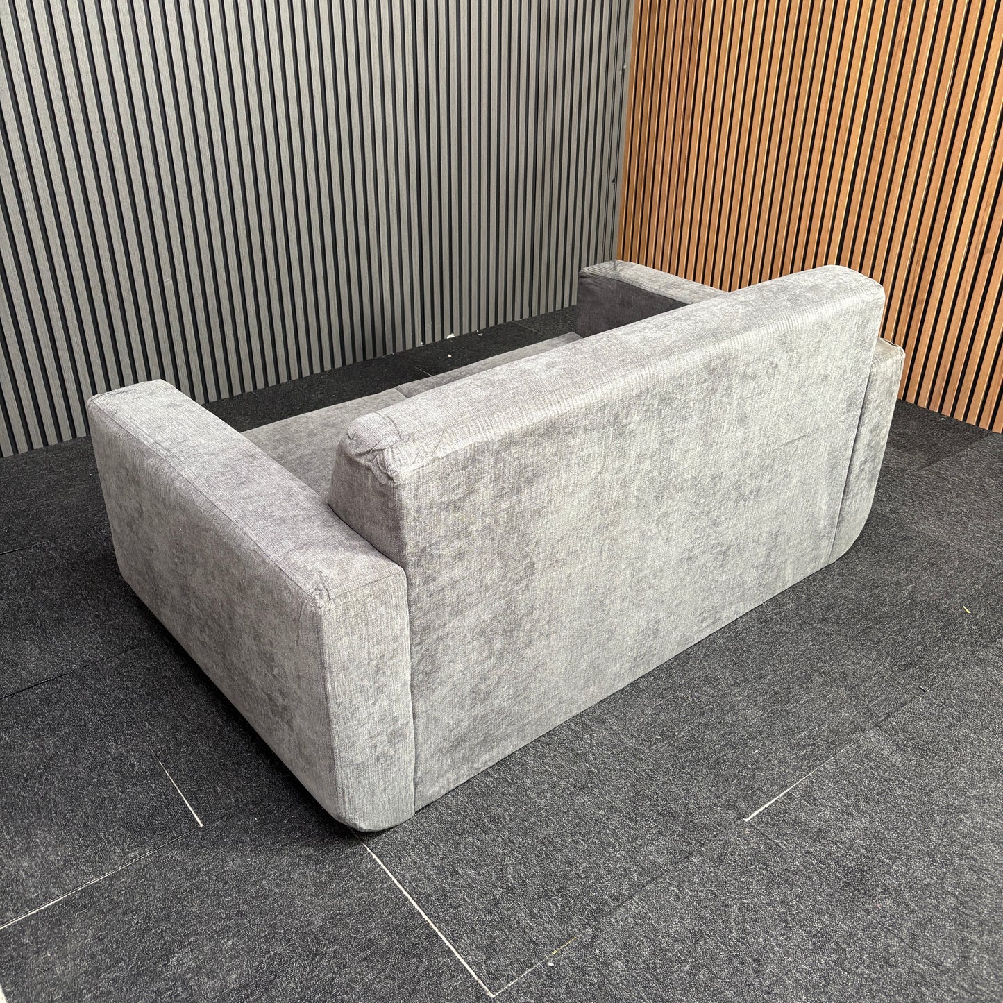 CLEARANCE - Monza 2 Seater Loveseat Sofa - Grey
