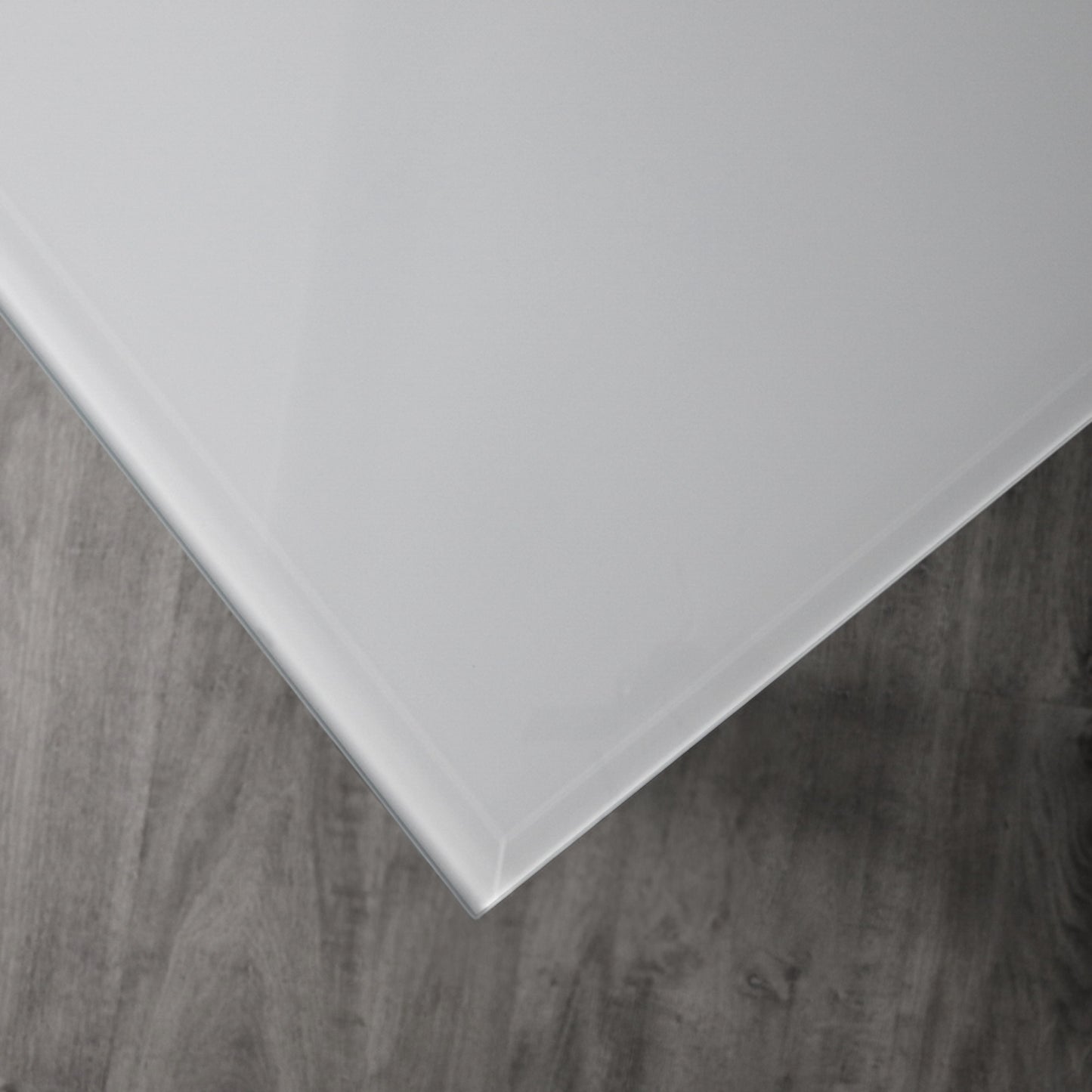 Louis Chrome Lamp Table 60cm - Marble | Tempered Glass Top