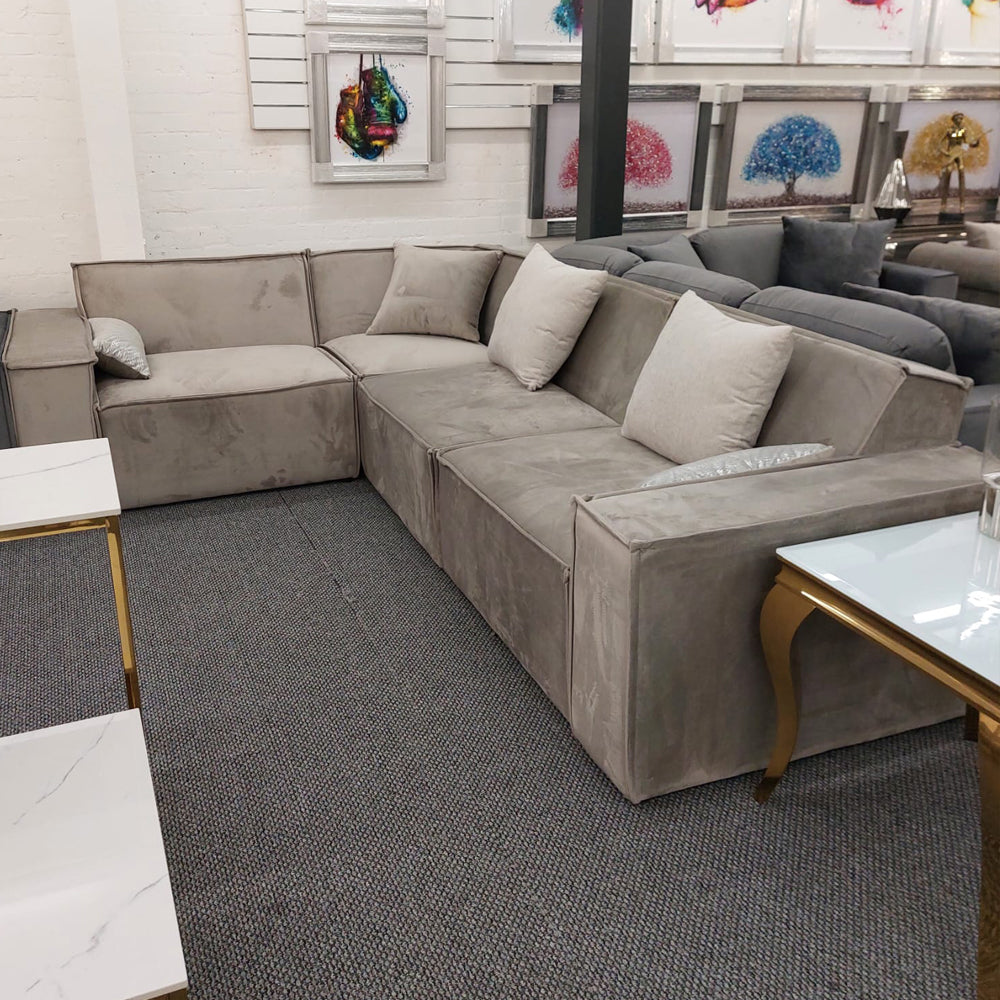 Midland 4 Pieces Corner Sofa - Blue