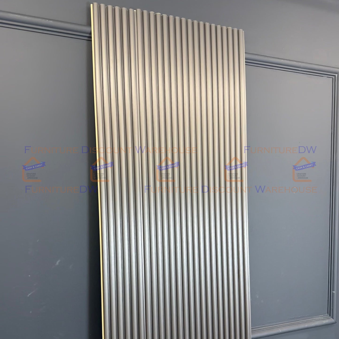 Decorative Fluted Wall Panels - 4 Colours | Black | White | Grey | Silver