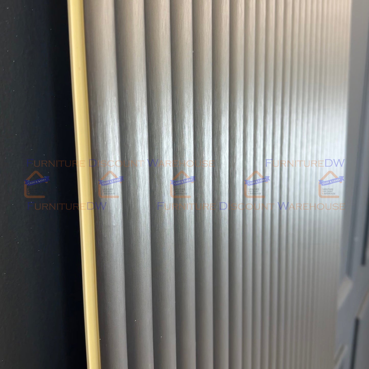 Decorative Fluted Wall Panels - 4 Colours | Black | White | Grey | Silver