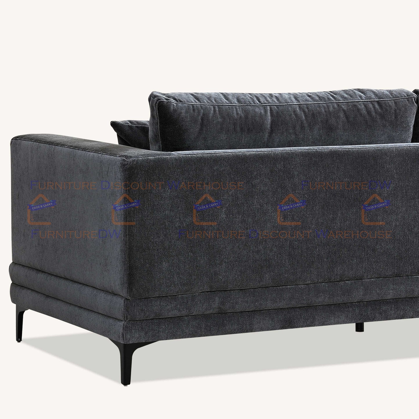 ALUXO® Lenox Boucle 3+2 Seater Velvet Sofa - Rust Red | Steel Grey | Aegean Blue