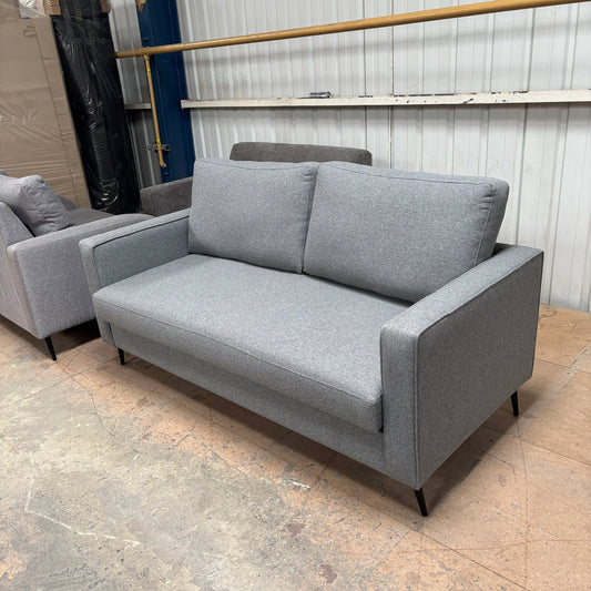 CLEARANCE - Tokyo 3 Seater Fabric Sofa - Grey