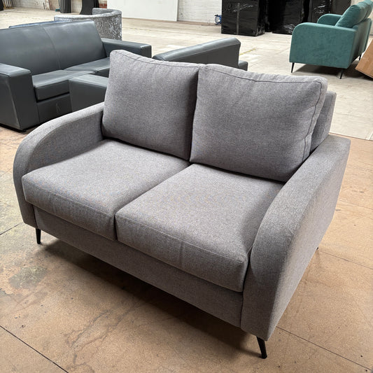 CLEARANCE - Dublin 2 Seater Fabric Sofa - Grey