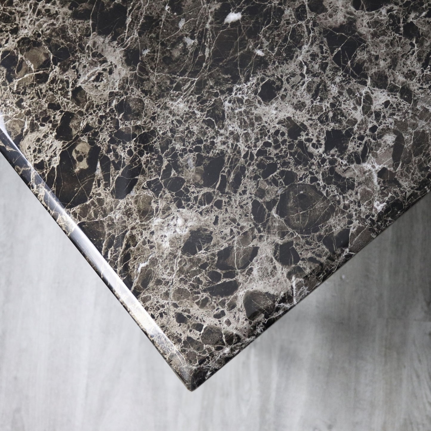 Louis Chrome Console Table 1.2m / 1.4m - Marble | Sintered Stone | Tempered Glass Top