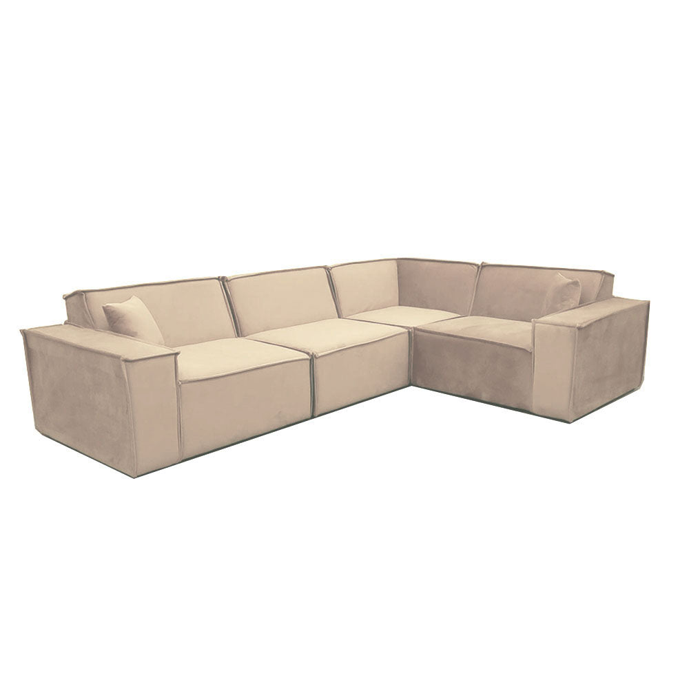 Midland 4 Pieces Corner Sofa - Blue